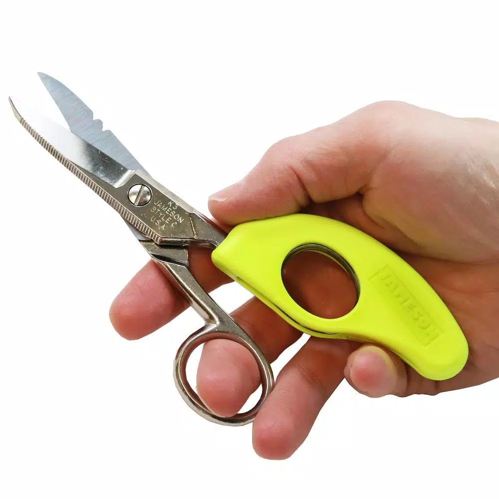 Jameson Snip Grip Ergonomic Handle Inserts for Electrician Splicer Scissors, 3-Pack