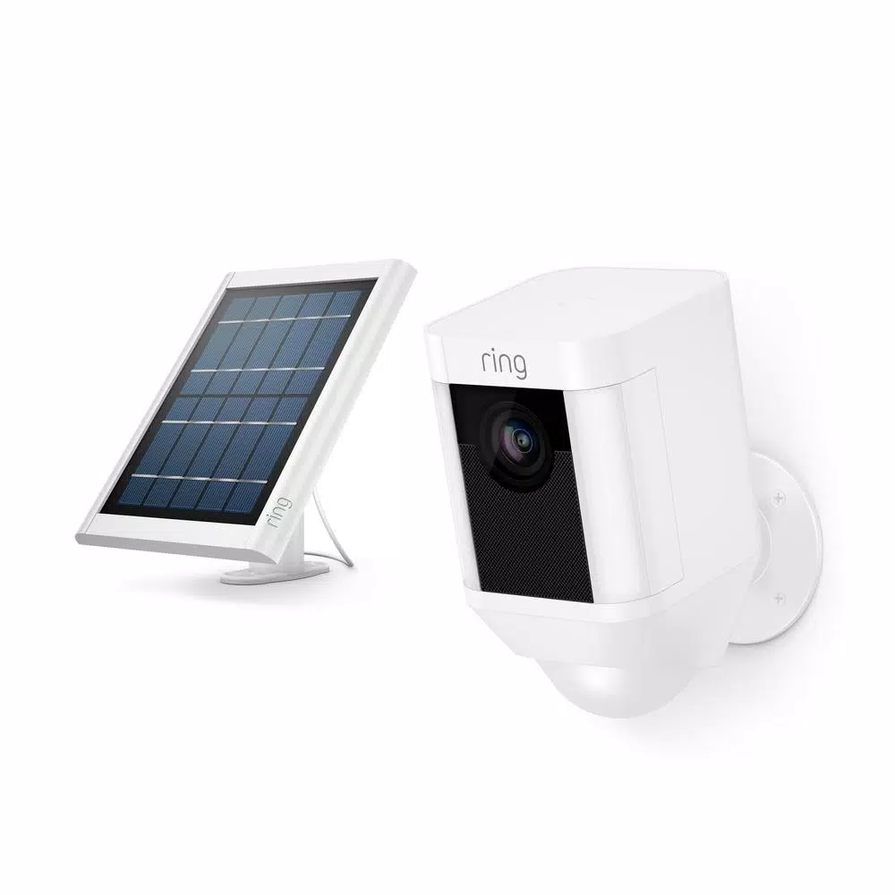 Ring Solar Panel for Spotlight Cam Battery and Stick Up Cam Battery, White