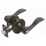Design House Springdale Oil-Rubbed Bronze Privacy Bed/Bath Door Lever thumbnail 1