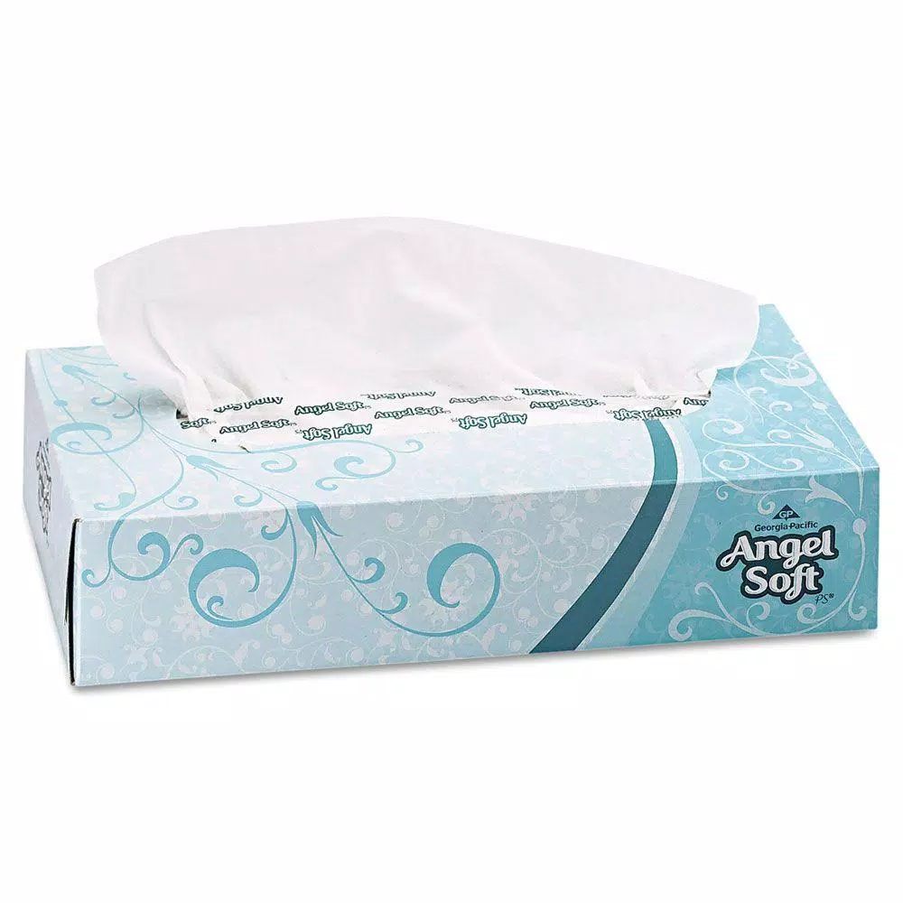 Angel Soft Premium 2-Ply Facial Tissue, 100-Count (30 Pack)