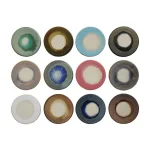 3R Studios 12-Piece Round Stoneware Trivet and Serving Board Set, Multicolor thumbnail 1