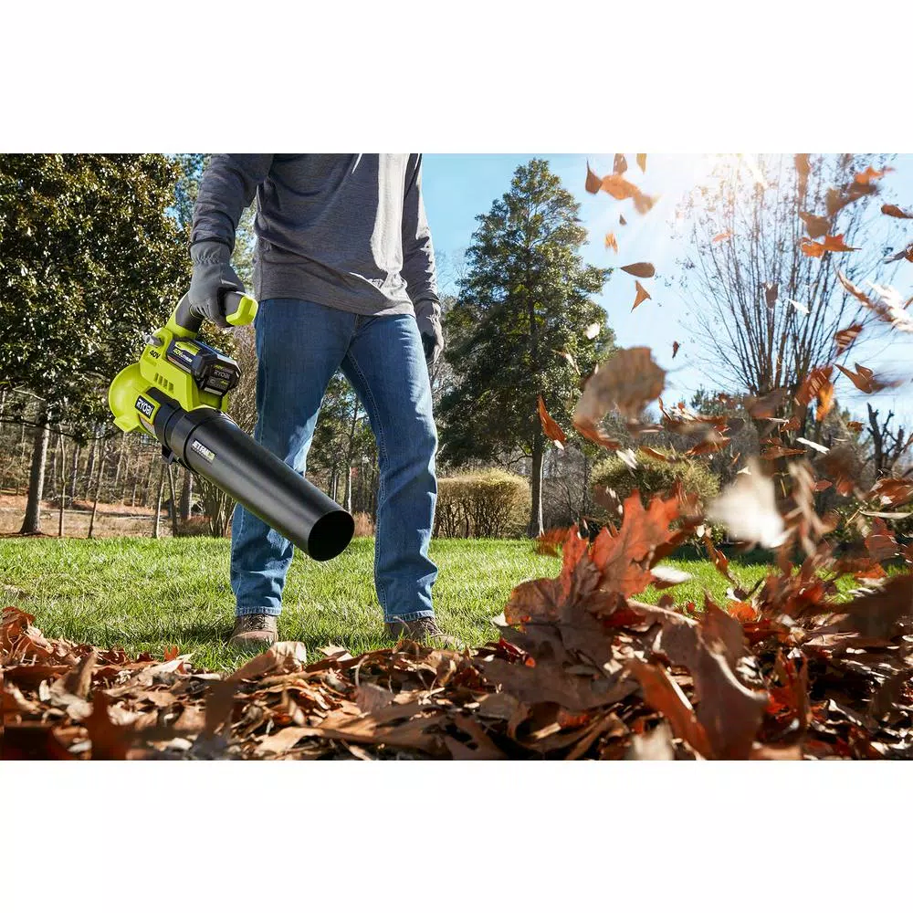 RYOBI 40V MAX Expand-It Cordless String Trimmer and Jet Fan Blower Combo Kit (Tools Only)
