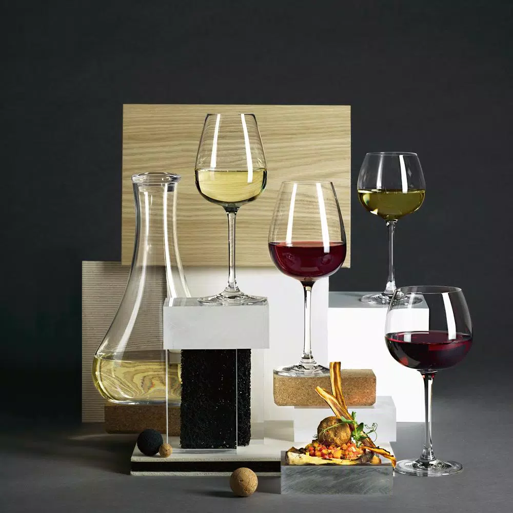 Villeroy & Boch Purismo Lead-Free Crystal Red Wine Glasses, 19.25 oz (Set of 4)