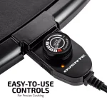 OVENTE 1200W Electric Griddle with Non-Stick Plate, Temperature Control and Drip Tray, 16x10 inch thumbnail 3