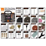 WEN 150-Piece Rotary Tool Accessory Kit with Carrying Case thumbnail 3