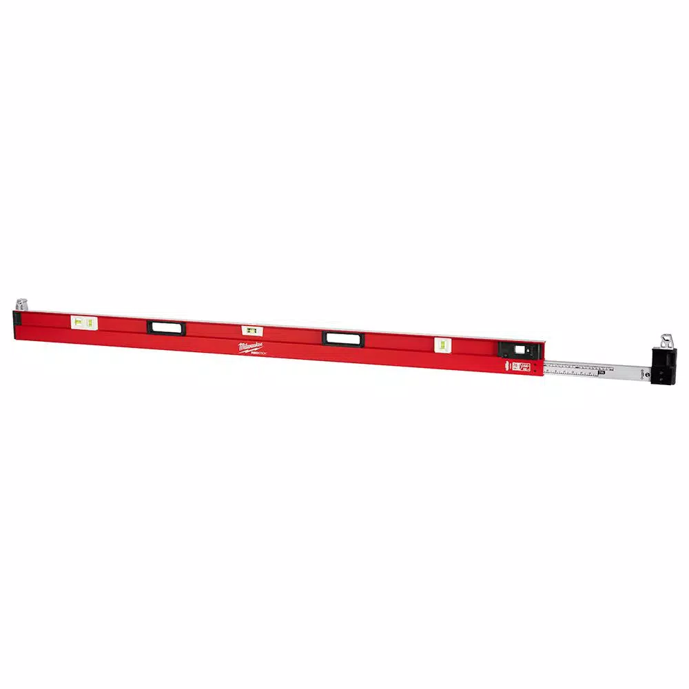 Milwaukee REDSTICK 78 in. to 144 in. Expandable Box Beam Level