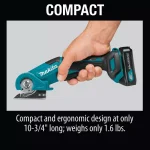 Makita 12V max CXT Cordless Multi-Cutter Kit with 2.0Ah Lithium-Ion Battery and Charger thumbnail 6