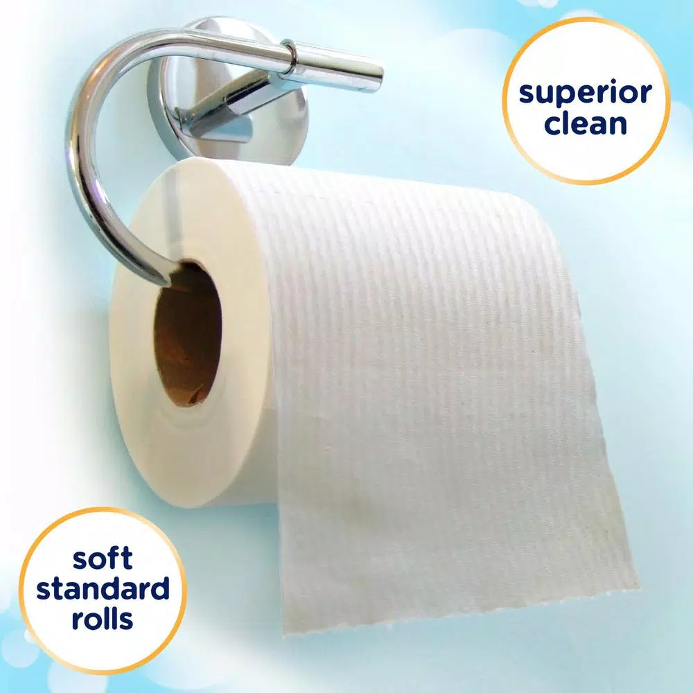 Kleenex Cottonelle 2-Ply White Bathroom Tissue, 451 Sheets per Roll, 20 Rolls per Carton