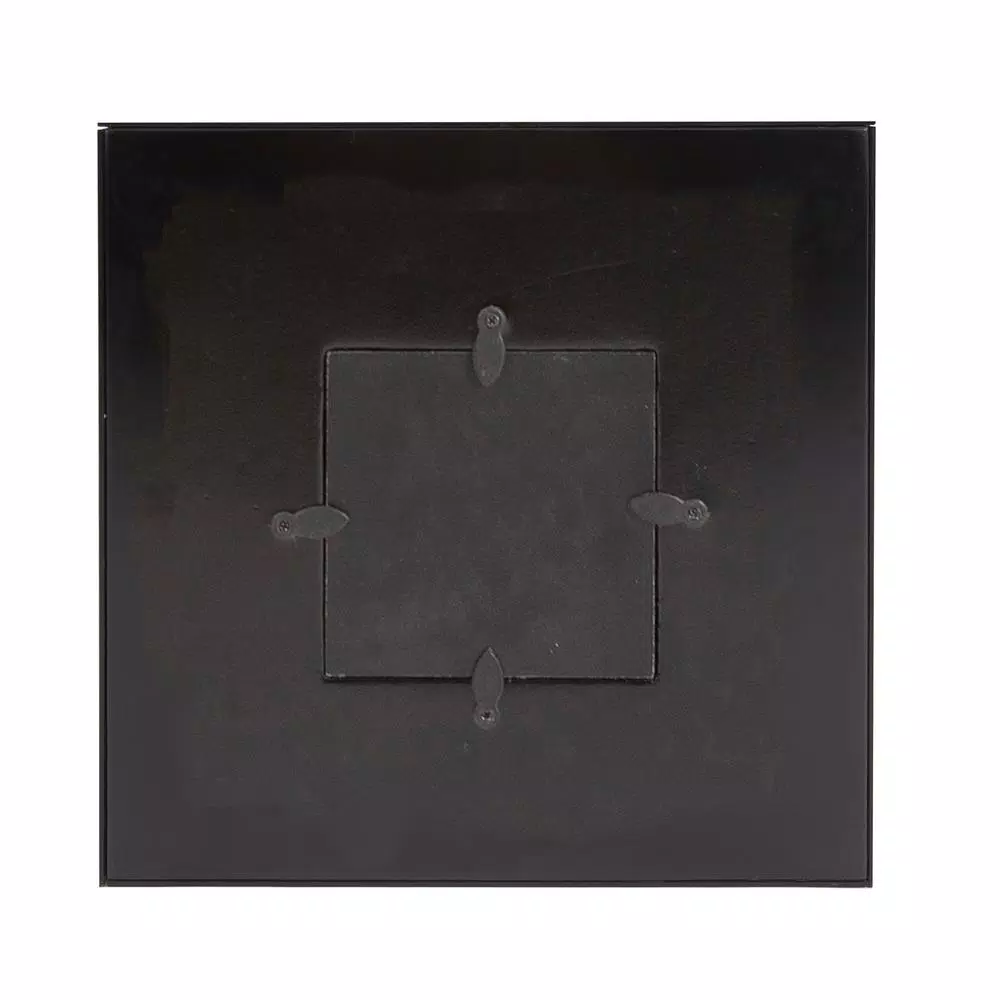 Unbranded Mirrored Table Clock with Beaded Glass Border and Roman Numerals