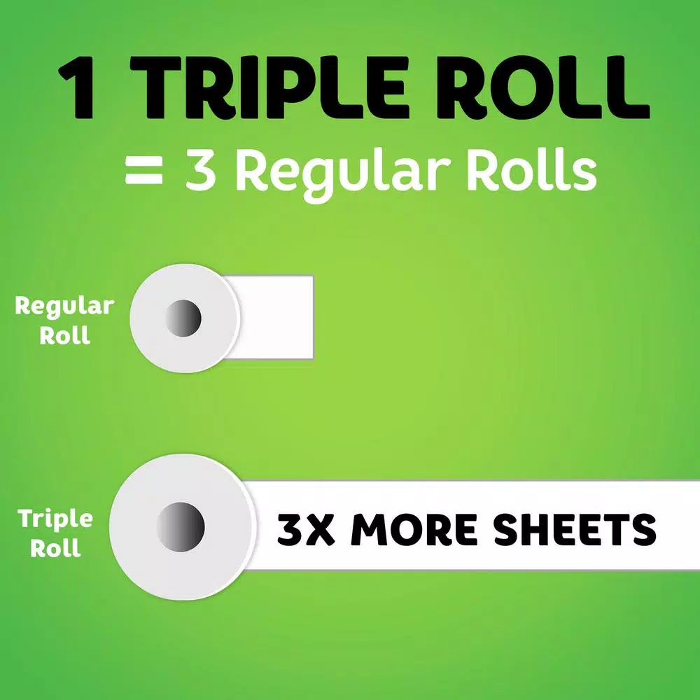 Bounty Select-A-Size White Paper Towels, 6 Triple Rolls