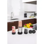 PREMIUM 9-Piece 19 oz. Personal Blender Set with Stainless Steel Blades, Silver thumbnail 2