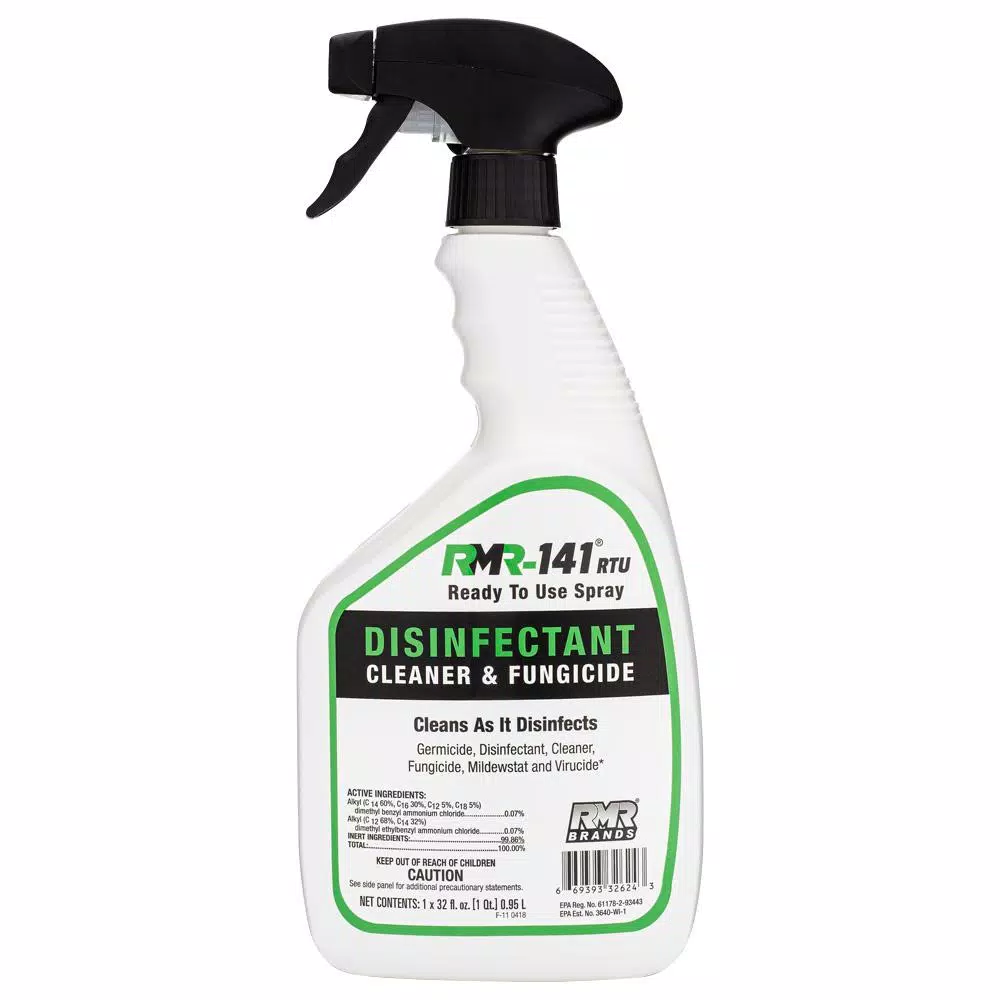 RMR BRANDS RMR-141 RTU Mold Killer and Disinfectant Spray, 32 oz.