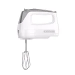 BLACK+DECKER 5-Speed White Handheld Electric Mixer with Power Boost, 175W thumbnail 5