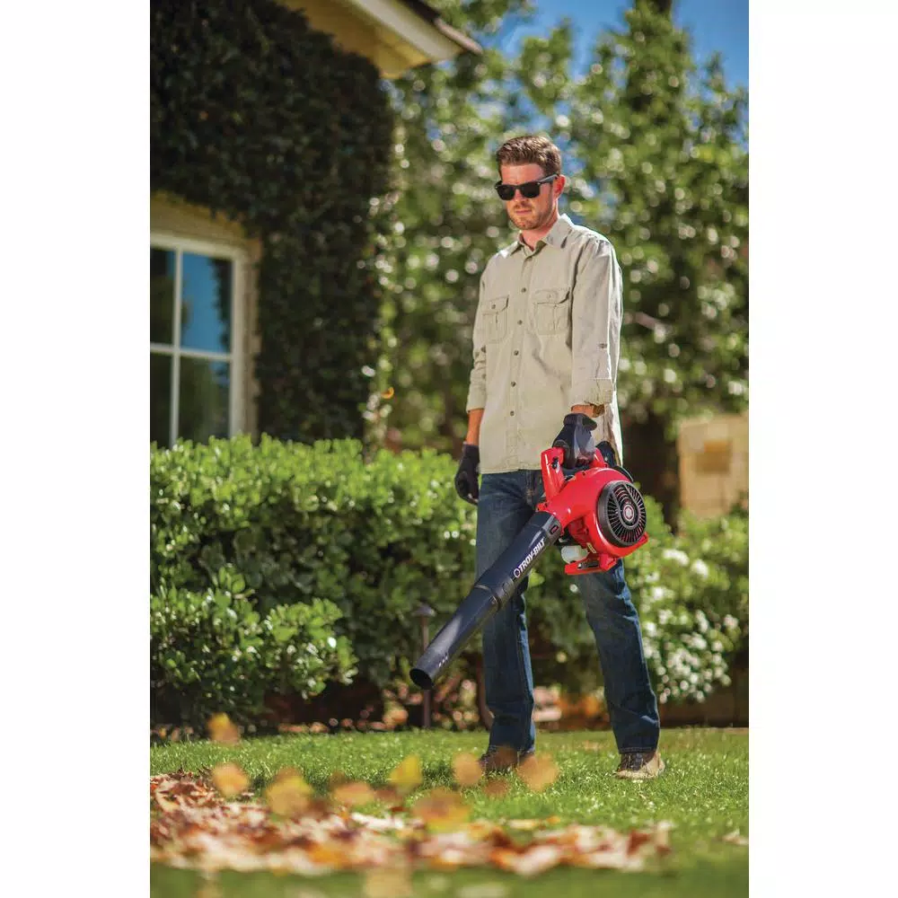 Troy-Bilt TB430 25cc 2-Cycle Gas Handheld Leaf Blower, 200 MPH, 430 CFM