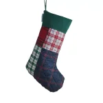 Country Living Knox Plaid Multi-Colored Microfiber Christmas Stocking, 17.5 in. thumbnail 1