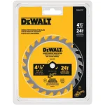 DEWALT ATOMIC 4-1/2 in. 24-Tooth Carbide Circular Saw Blade (2-Pack) thumbnail 4