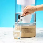Zero Water ZeroWater 30 Cup Glass Water Filter Pitcher Dispenser with Wooden Base and Ready-Pour Technology thumbnail 5