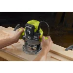 RYOBI 2 HP 10 Amp Plunge Base Router with Variable Speed thumbnail 6