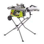 RYOBI 10 in. 15 Amp Expanded Capacity Table Saw with Rolling Folding Stand thumbnail 1