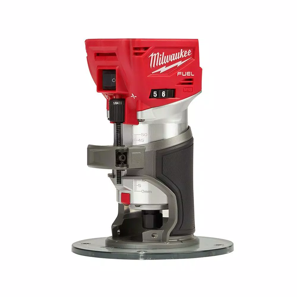 Milwaukee M18 FUEL 18V Brushless Cordless Compact Router with Plunge Base