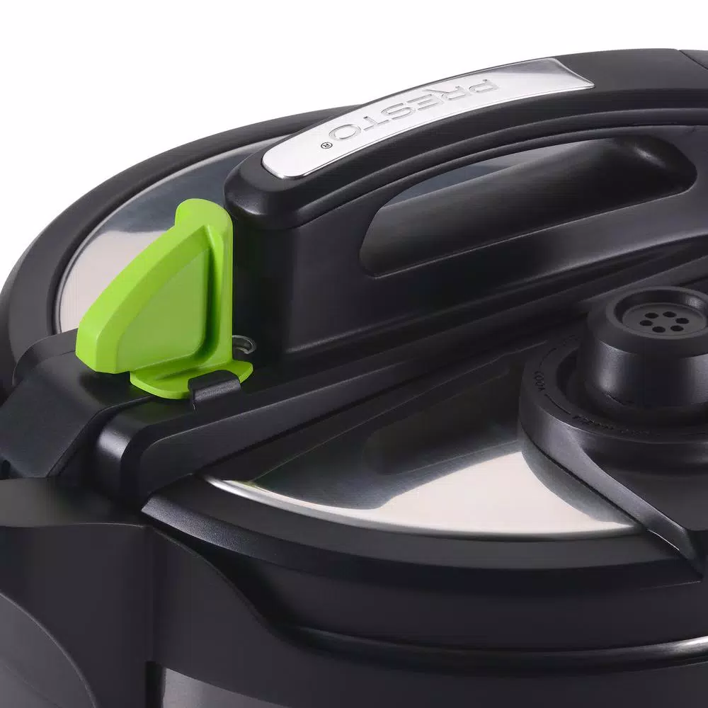 Presto 10 Qt. Black Stainless Steel Electric Pressure Cooker with 19 Programmed Settings