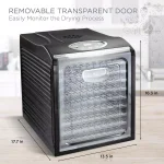 Ivation 9-Tray Electric Food Dehydrator with Digital Timer & Temperature Control, 600W thumbnail 8