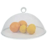 Unbranded Round Mesh Collapsible Food Plate Cover - Galvanized Steel Mesh Food Tent thumbnail 1