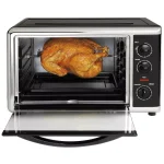 Hamilton Beach 1500-Watt 12-Slice Countertop Convection Toaster Oven with Rotisserie, Black thumbnail 1