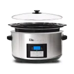 Elite Platinum 8.5 Qt. Stainless Steel Programmable Slow Cooker with Digital Display thumbnail 2