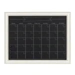 DesignOvation Macon Monthly Chalkboard Magnetic Calendar Wall Organizer with Decorative Frame thumbnail 1