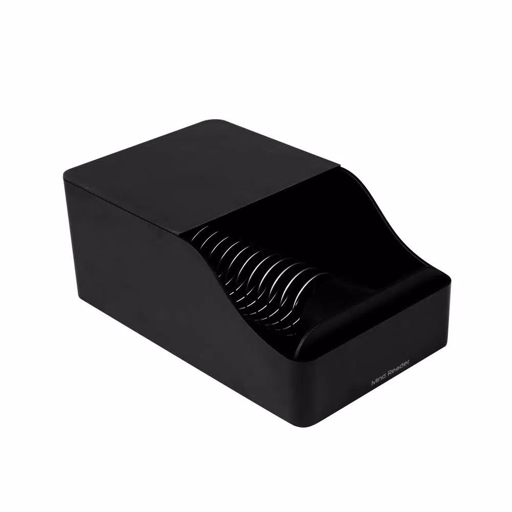 Mind Reader Black Acrylic Coffee Sleeve Storage Dispenser