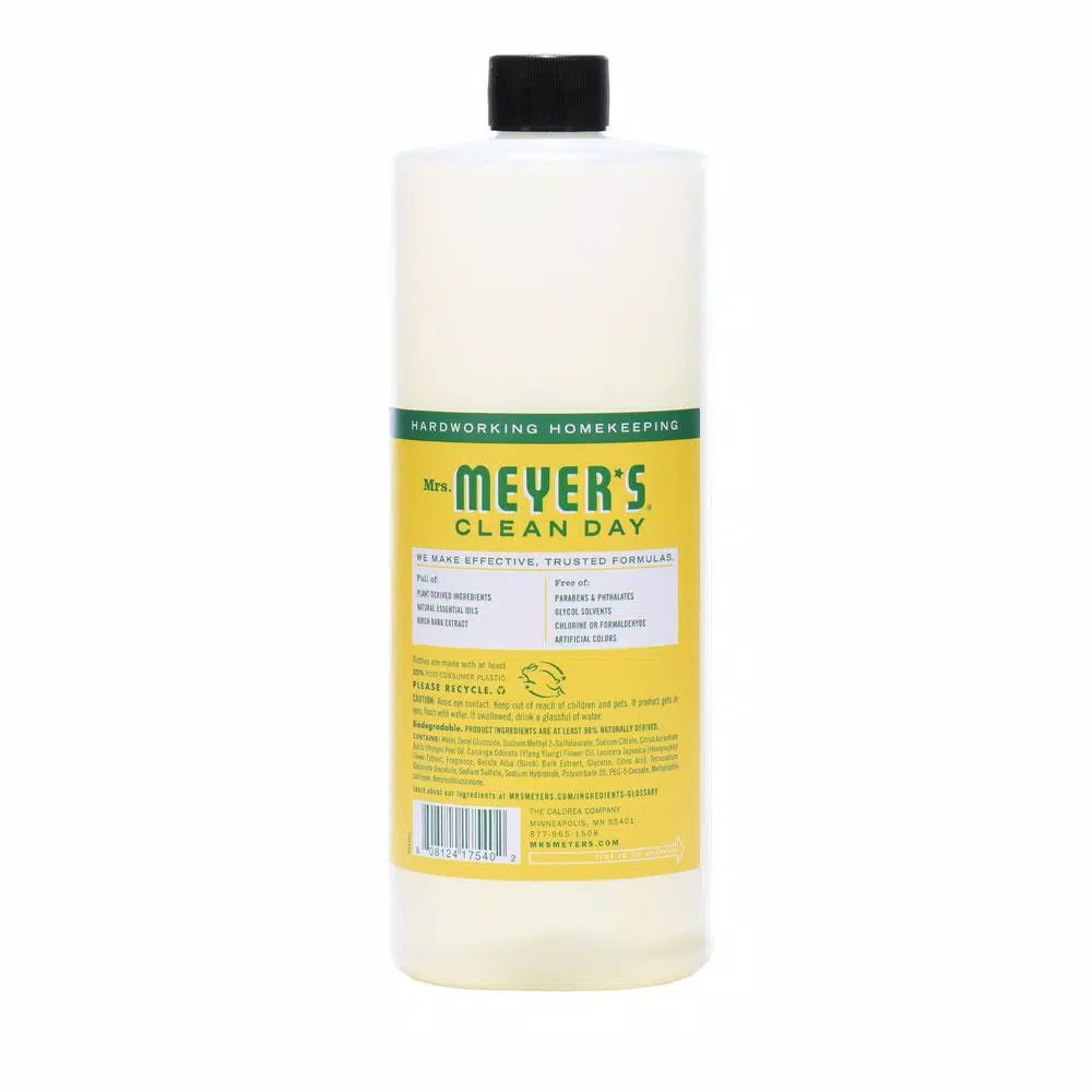 Mrs. Meyer's Clean Day Multi-Surface Concentrate, Honeysuckle, 32 oz (Case of 6)