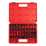 SUNEX TOOLS Sunex 2637 1/4 in. Drive SAE and Metric Impact Socket Set, 20-Piece thumbnail 1