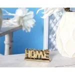 LITTON LANE Porcelain HOME Decorative Sign Set - Gold and Silver Accents thumbnail 1