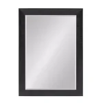 Kate and Laurel Reyna Large Black Beveled Glass Contemporary Accent Mirror thumbnail 1