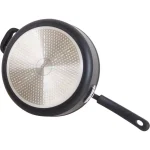 Ozeri Stone Earth 5.3 qt. Aluminum Ceramic Nonstick Sauce Pan with Glass Lid, Lava Black thumbnail 7