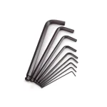 TEKTON 9-Piece Metric Long Arm Ball End Hex Key Wrench Set, 1.5-10 mm thumbnail 2