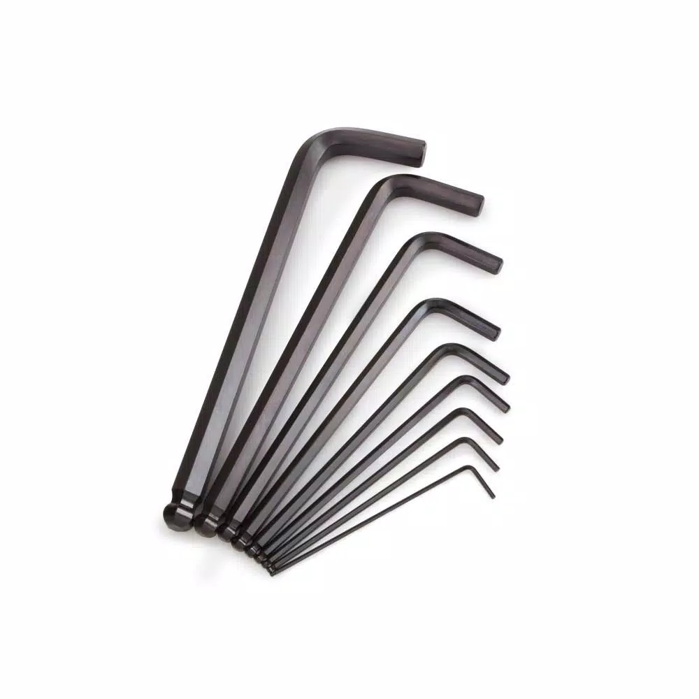 TEKTON 9-Piece Metric Long Arm Ball End Hex Key Wrench Set, 1.5-10 mm