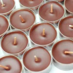 Zest Candle Brown Tealight Candles, 1.5 in. Diameter, 50-Pack thumbnail 2