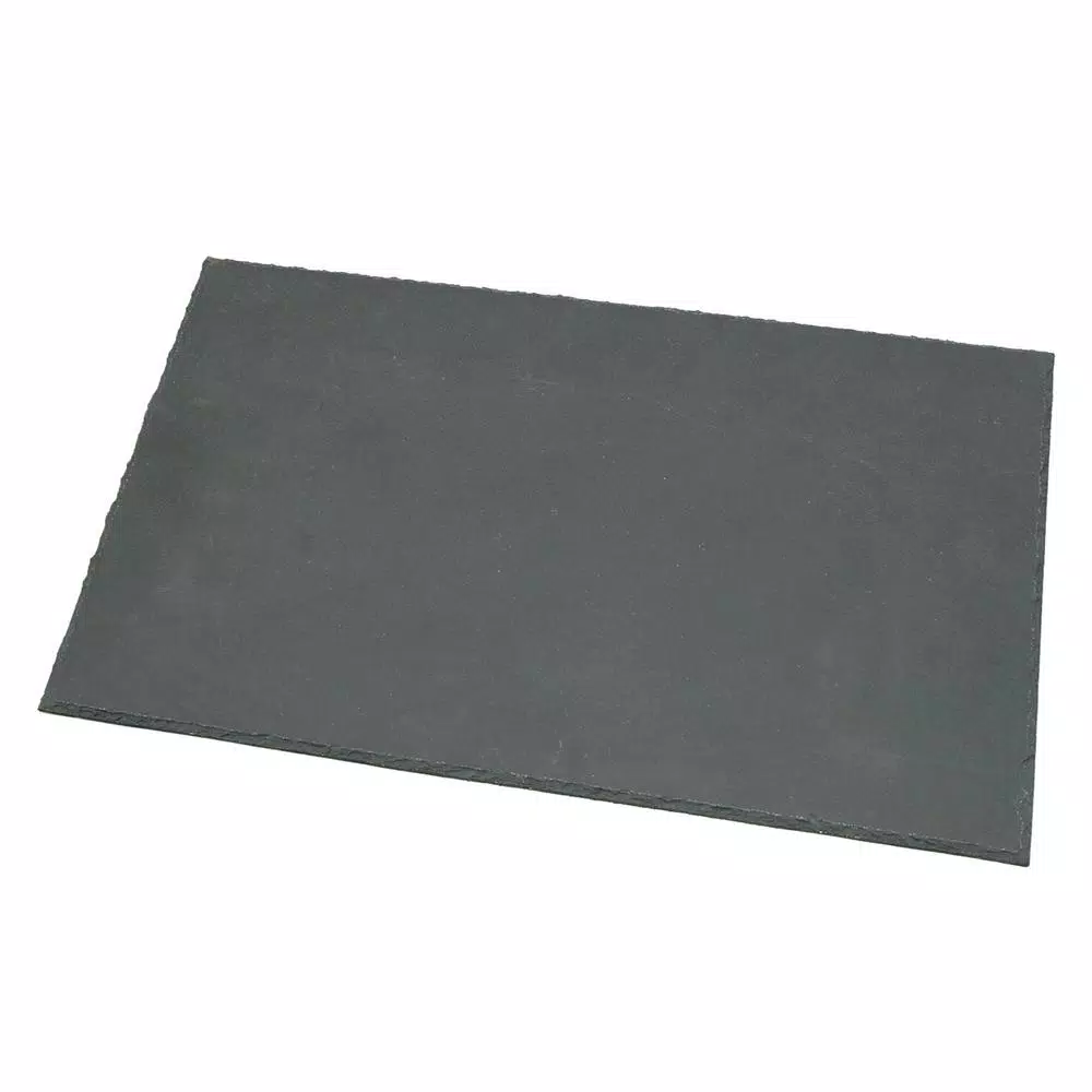 Creative Home Natural Slate Stone Rectangular Serving Board, 12 x 20 in. Cheese Platter