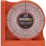 Johnson Magnetic Angle Locator Protractor with V-Groove thumbnail 1