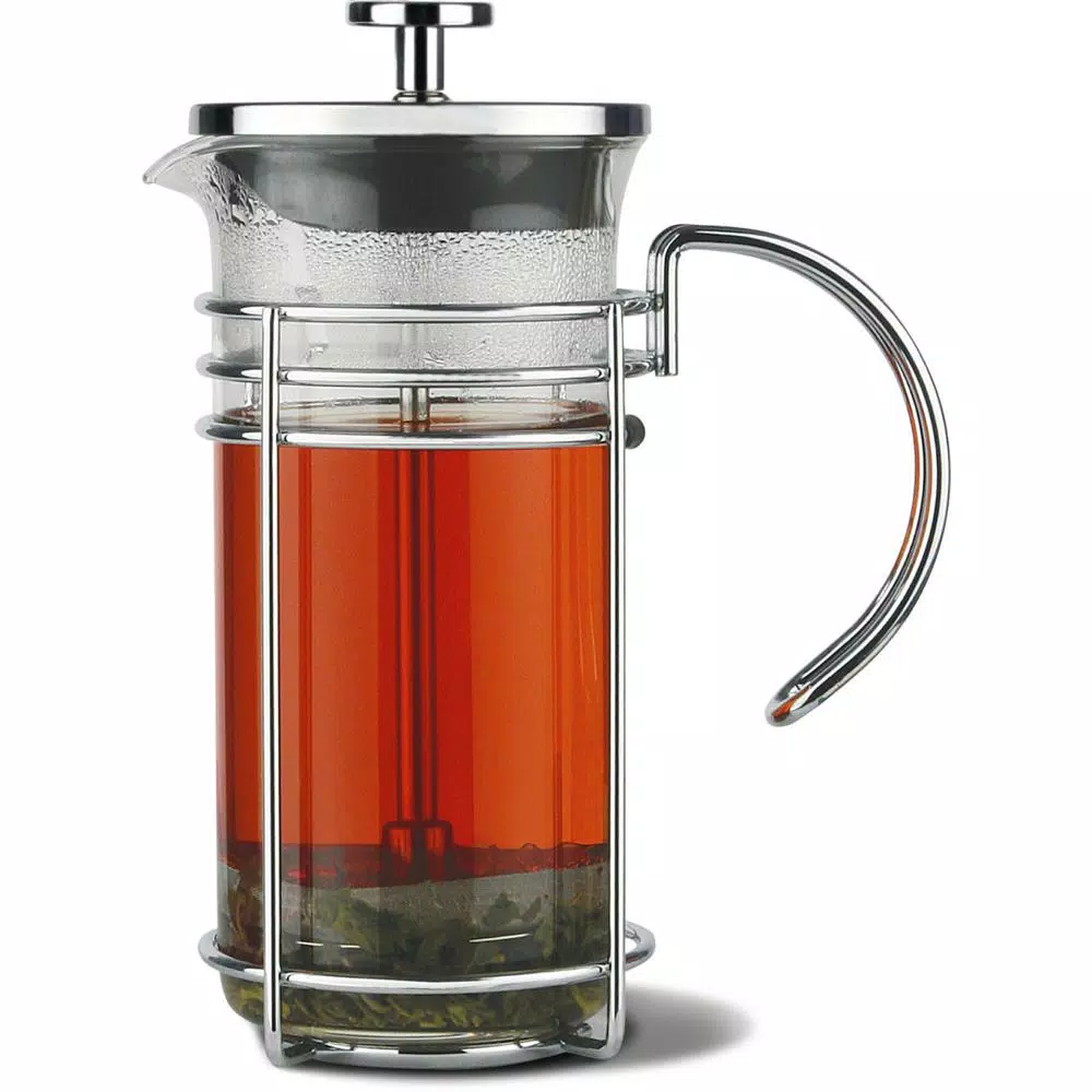GROSCHE Madrid 12 oz. Premium French Press Coffee and Tea Maker in Chrome