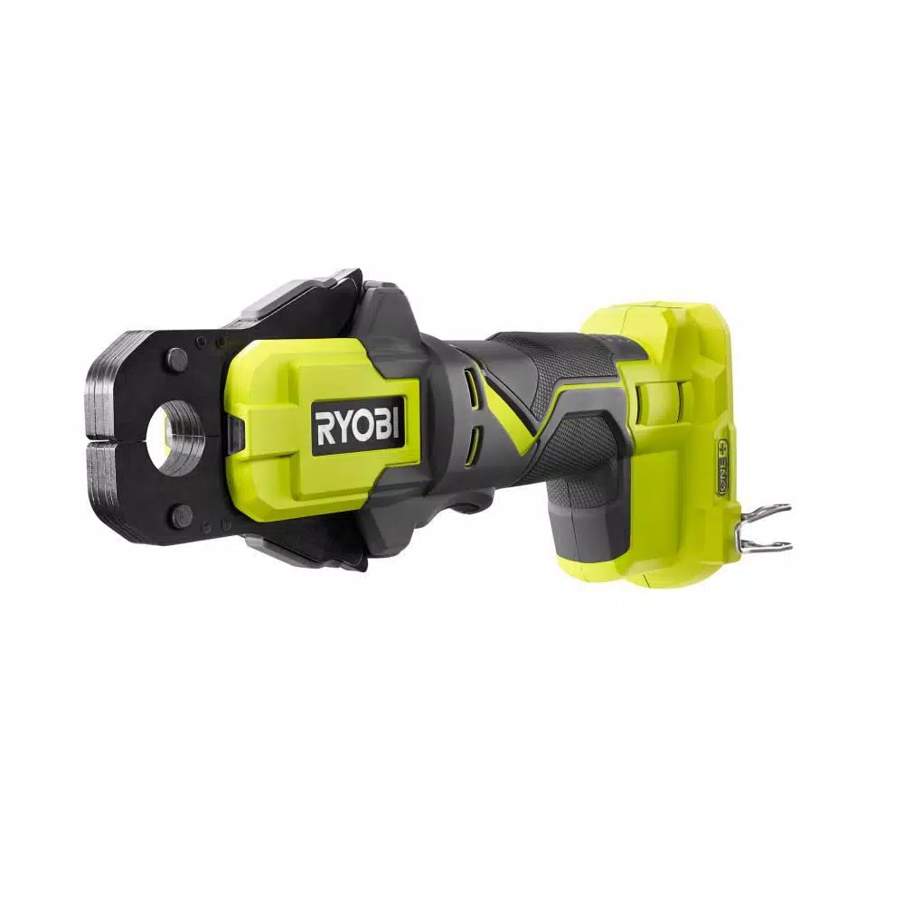 RYOBI 18V ONE+ PEX Crimp Ring Press Tool Kit with 2.0 Ah Battery and IntelliPort Charger