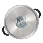 Circulon Momentum 4-Quart Stainless Steel Nonstick Casserole with Locking Straining Glass Lid thumbnail 2
