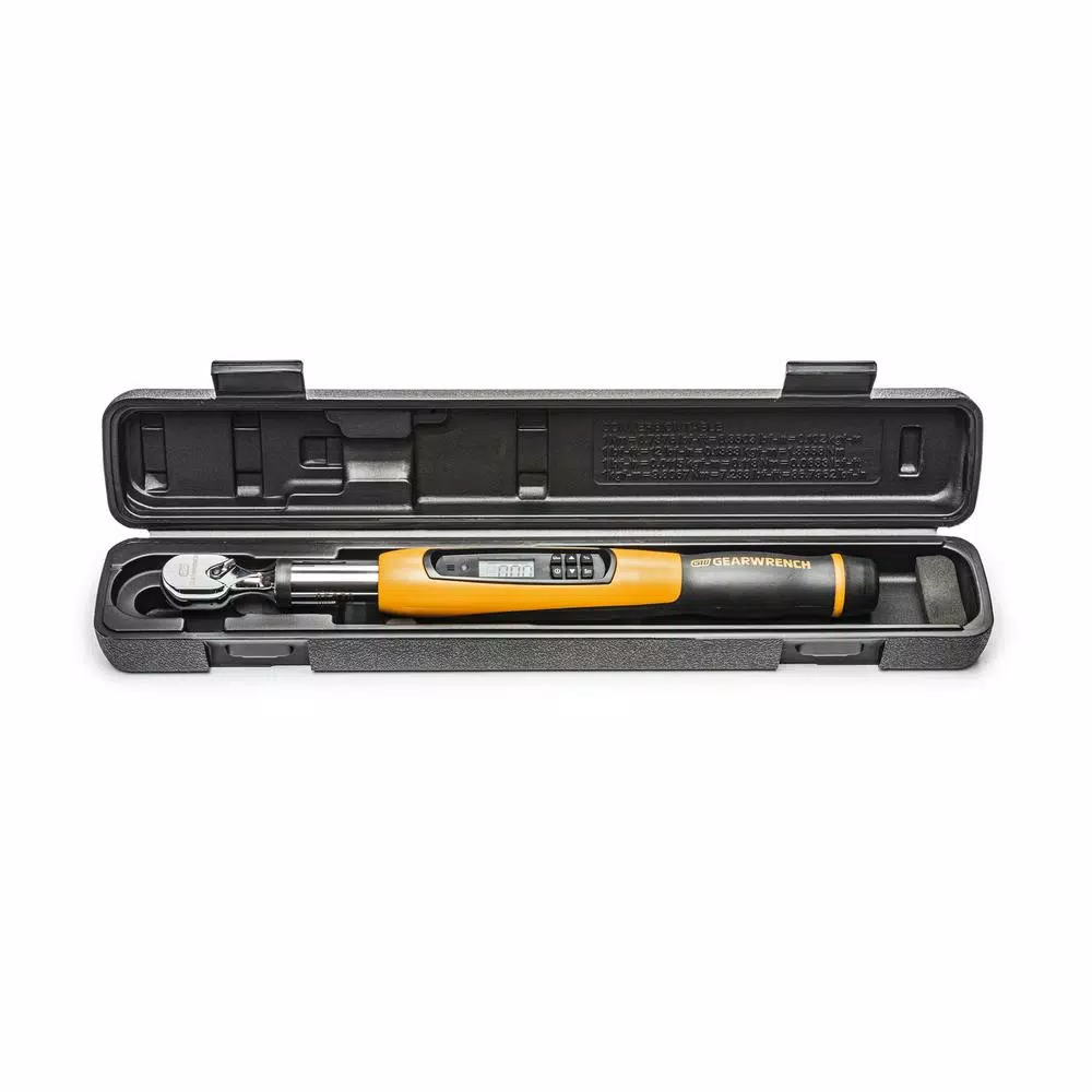 GEARWRENCH 3/8 in. Drive Electronic Torque Wrench, 7.4-99.6 ft.-lbs.