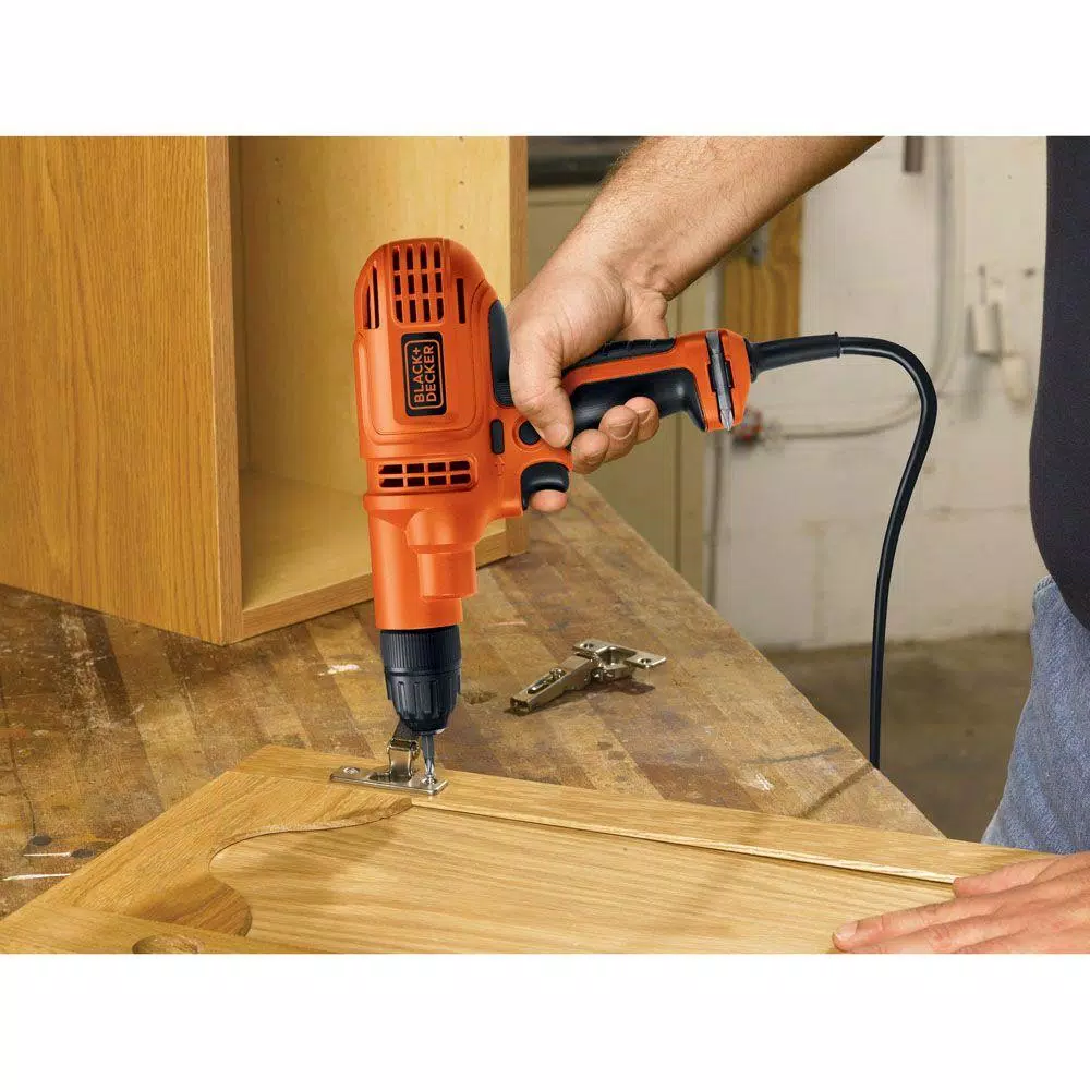 BLACK+DECKER DR260C 5.2 Amp 3/8 in. Corded Drill/Driver with Variable Speed