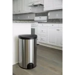 HDX 13.2 Gallon Stainless Steel Toe Tap Sensor Trash Can, Hands-Free Automatic Lid thumbnail 5