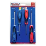 Best Value 4-Piece Screwdriver Set with Magnetic Chrome Vanadium Steel Tips, Phillips and Slotted thumbnail 4