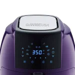 GoWISE USA 5.8 Qt. Plum Electric Air Fryer with 8-in-1 Functionality and Recipe Book thumbnail 2