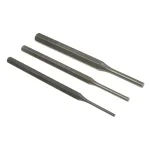 Mayhew Large Pin Punch Set (3-Piece) - Industrial Grade Alloy Steel, Made in USA thumbnail 1